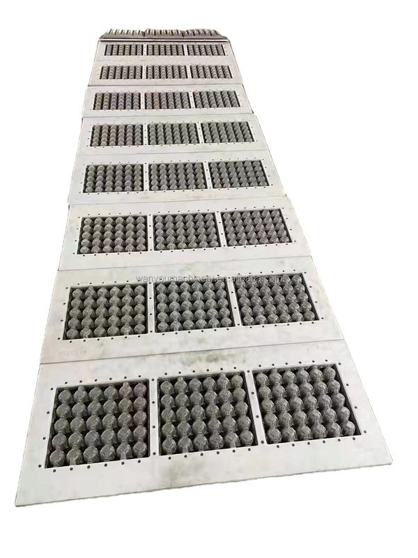 2000pcs / h خط إنتاج علب البيض التناوبية التلقائية باستخدام لب الورق المعاد تدويرها لإنشاء أنواع مختلفة من علب البيض والعلب