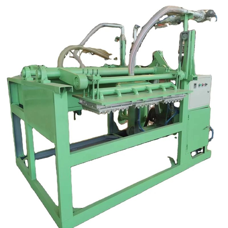 1000-6000 قطعة/ساعة 7-28m الطول كرتون البيض صنع آلة لإنتاج الورق البولب صب صانع طاولة البيض