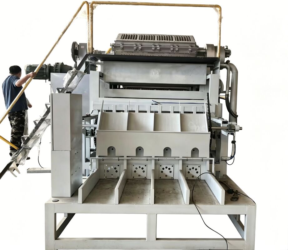 WANYOU WY-R1 Rotary Egg Tray Forming Machine 2000-2500 pcs/h Recycled Paper Pulp Molding for Mexican Poultry Farm