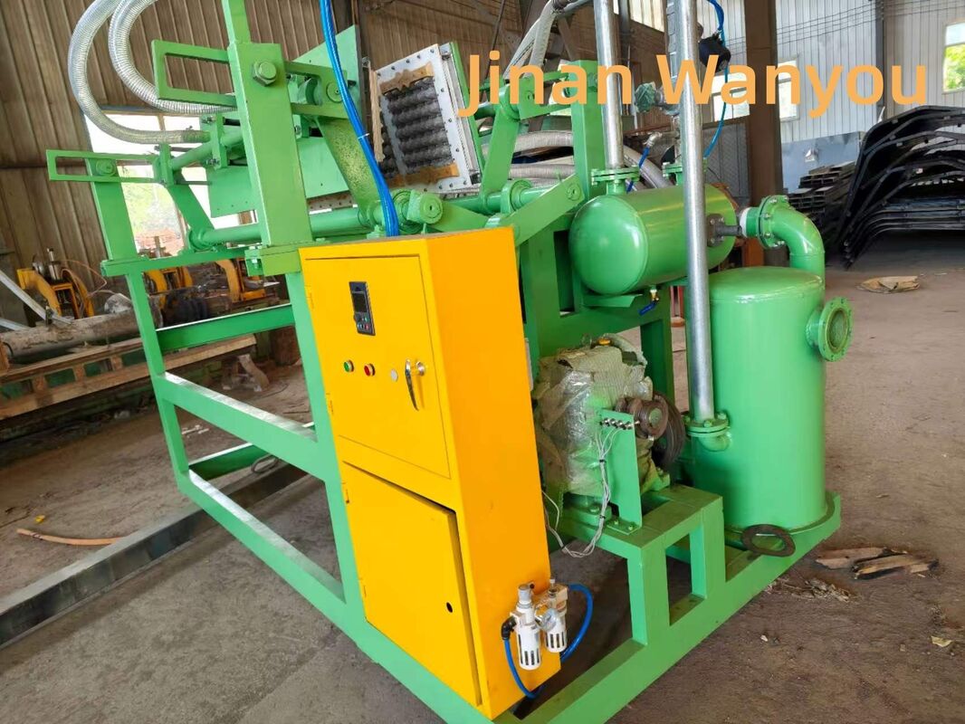 Semi Automatic Paper Egg Tray Making Machine Egg Tray Production Line 1000-1500 Pcs Hour Capacity Aluminum Molds Paper Egg Carton Making